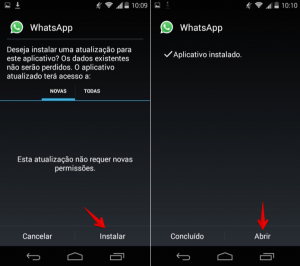 atualizar whatsapp no iphone
