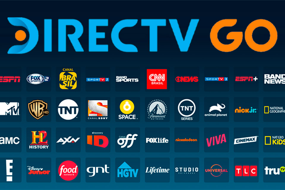 direct tv go canais