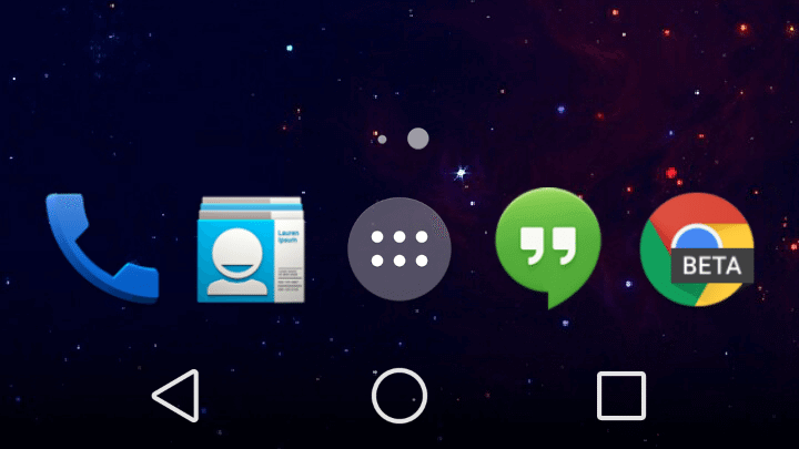 Barra de navegação do Android Sumiu 2