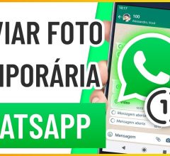 Como enviar fotos e vídeos temporários no WhatsApp