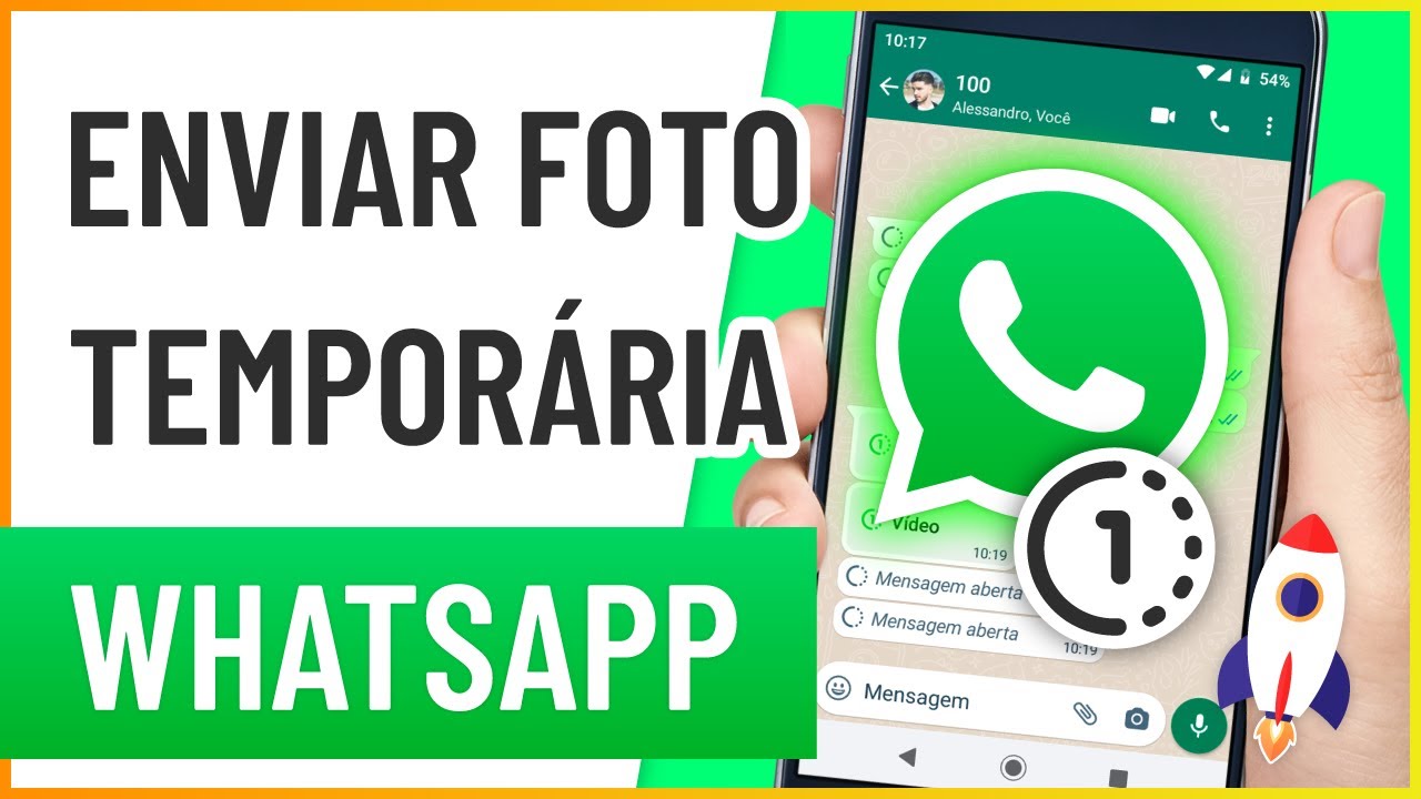 Como enviar fotos e vídeos temporários no WhatsApp