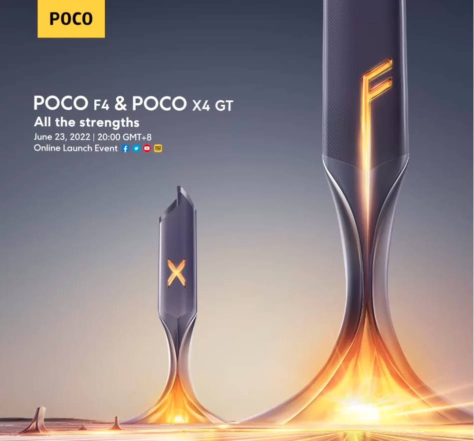 POCO F4 e POCO X4 GT: conheça esses 2 lançamentos incríveis e potentes da fabricante chinesa!