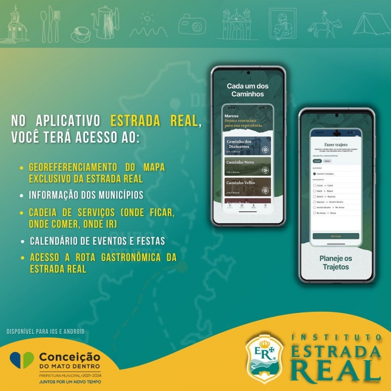 App da Estrada Real: aproveite as belezas da história do Brasil