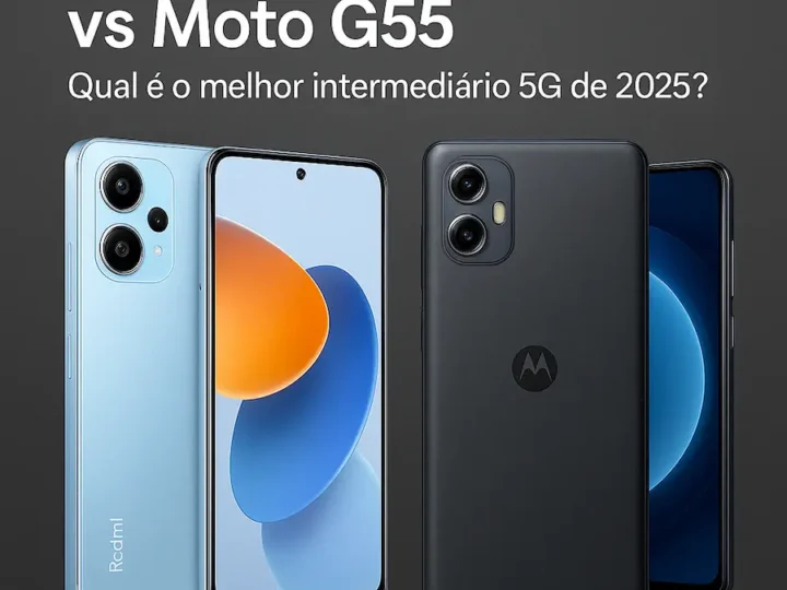 Redmi Note 14 5G vs Moto G55: Qual é o melhor intermediário 5G de 2025?​