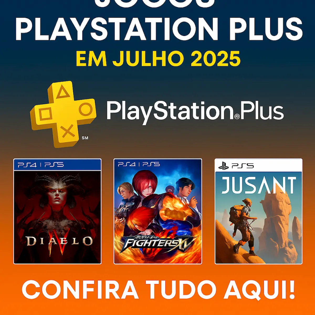 jogos playstation plus julho