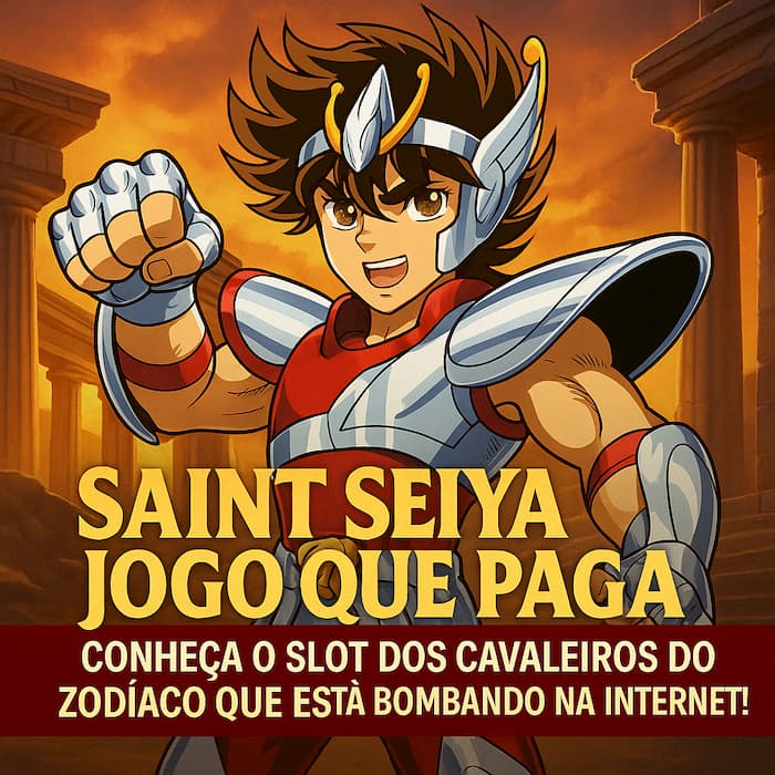 Jogo Cavaleiros do Zodiaco Slot - Jogue Saint Seyia apostando!