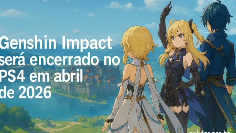 Genshin Impact será encerrado no PS4 em abril de 2026 — veja o que muda!