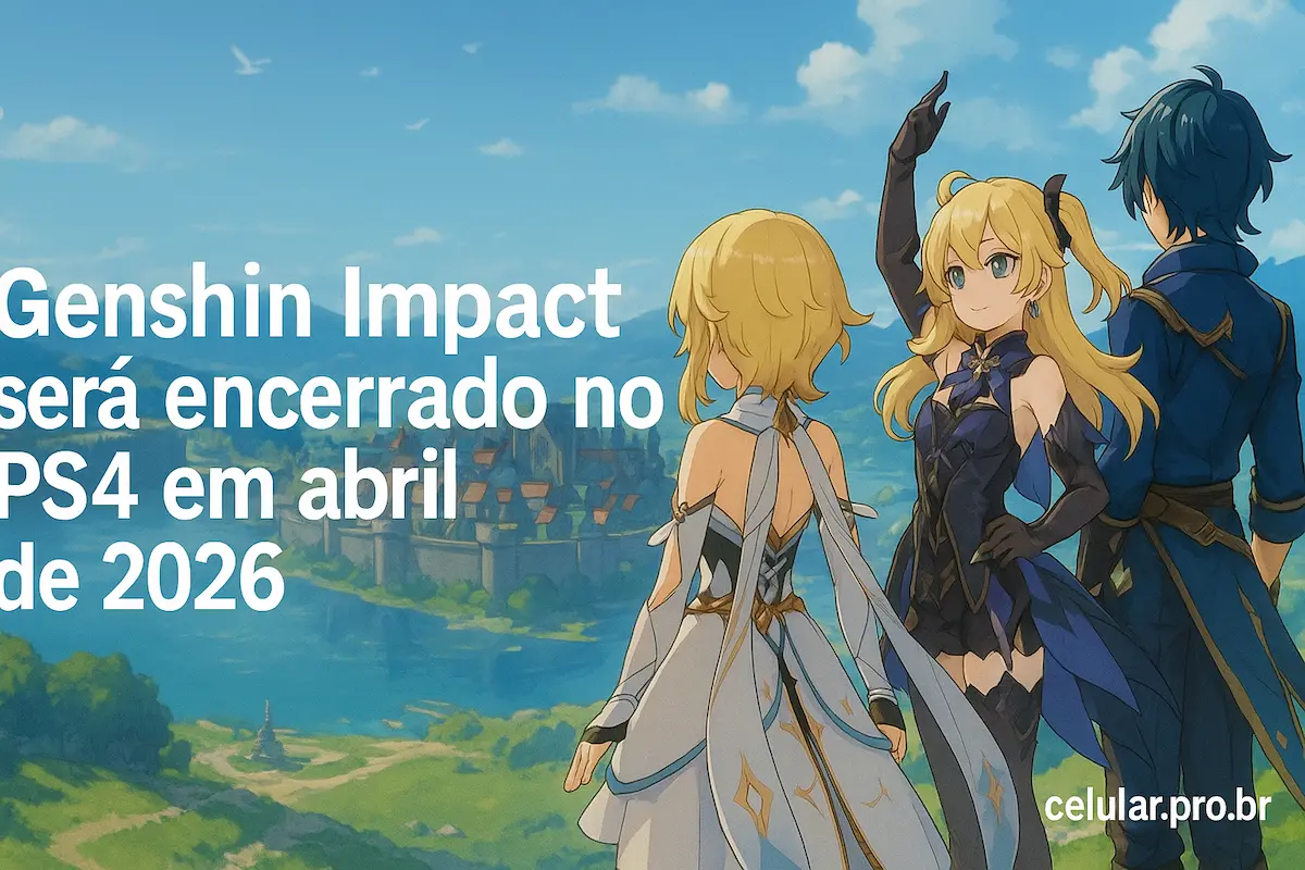 Genshin Impact será encerrado no PS4 em abril de 2026 — veja o que muda!