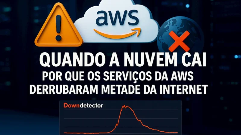 Amazon AWS: serviços caem e deixam metade da internet offline