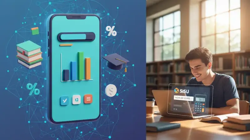 MicroApp Fredao Meu Enem 2026: Calculadora TRI e SiSU