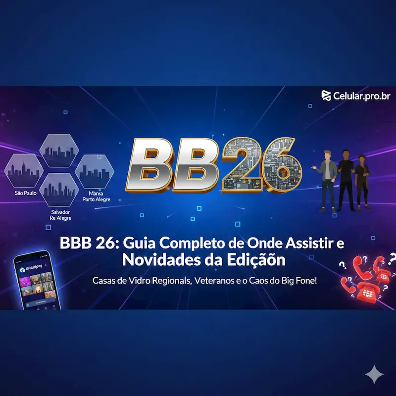 BBB 26: Guia Completo de Onde Assistir e Novidades da Edição BBB 26: Guia Completo de Onde Assistir e Novidades da Edição