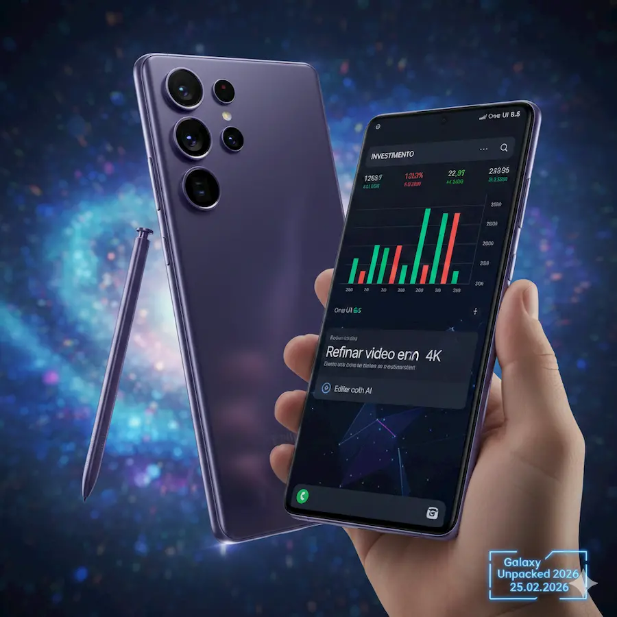 Galaxy S26 mais perto do que esperávamos: Samsung deixa vazar data do Unpacked Galaxy S26 mais perto do que esperávamos: Samsung deixa vazar data do Unpacked