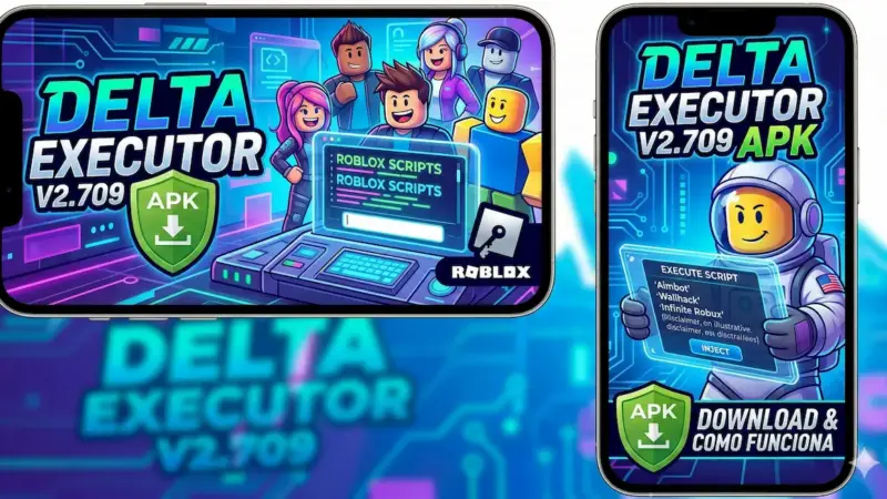 Delta Executor 2.709 APK Roblox – download e como funciona