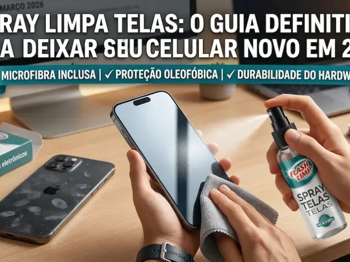 Spray Limpa Telas: O Guia Definitivo para Deixar seu Celular Novo em 2026
