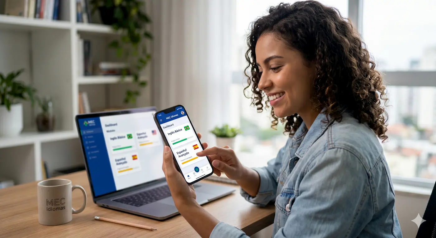 MEC Idiomas: O App com IA que vai Turbinar seu Currículo em 2026 MEC Idiomas: O App com IA que vai Turbinar seu Currículo em 2026