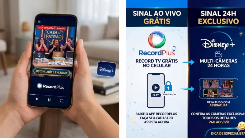 Casa do Patrão: Como Assistir ao Reality da Record pelo Celular!