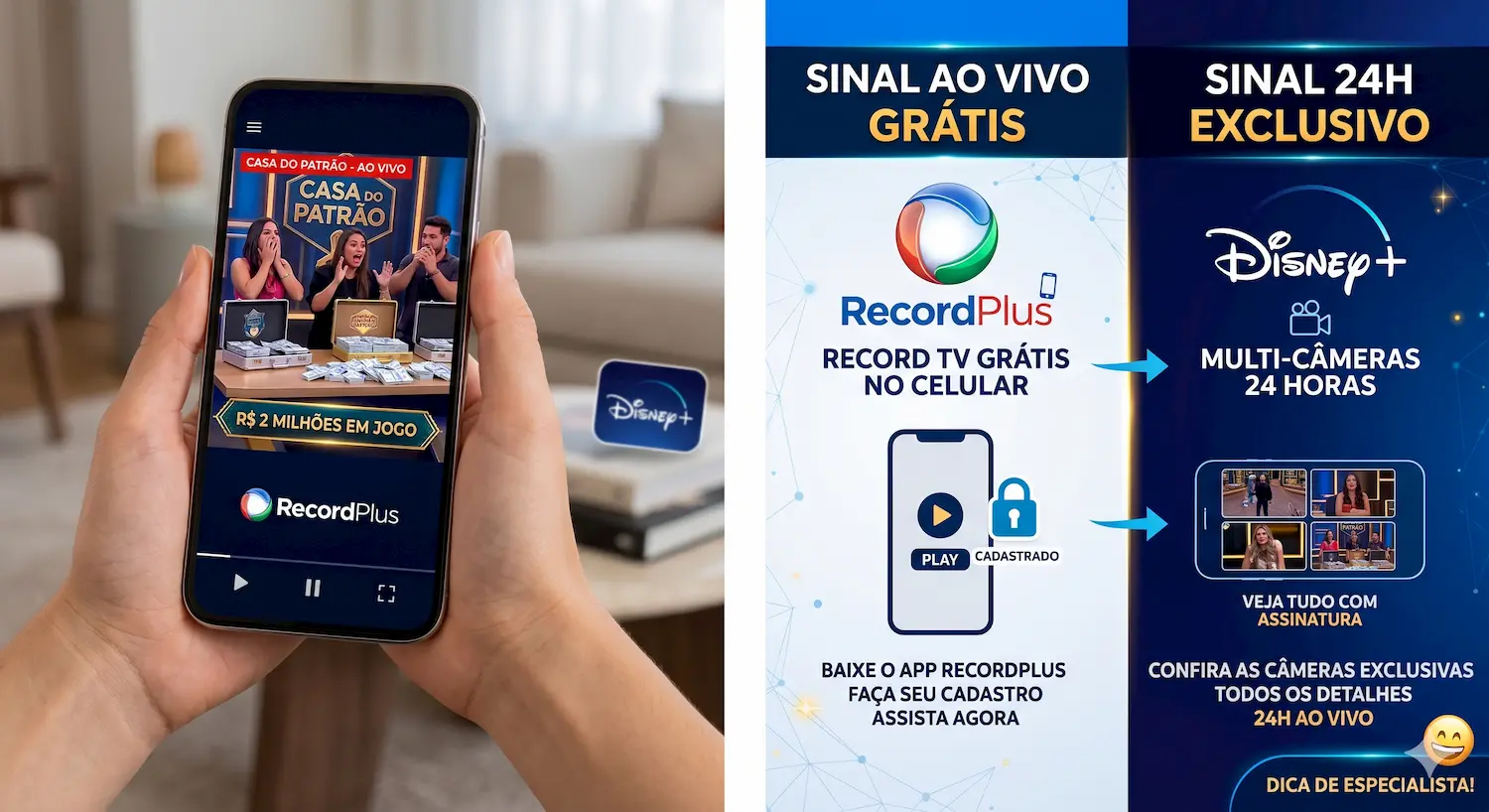 Casa do Patrão: Como Assistir ao Reality da Record pelo Celular! Casa do Patrão: Como Assistir ao Reality da Record pelo Celular!
