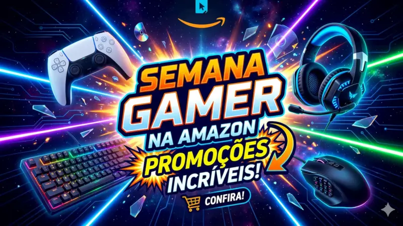 Semana Gamer na Amazon: Melhores Ofertas para Transformar o seu Setup