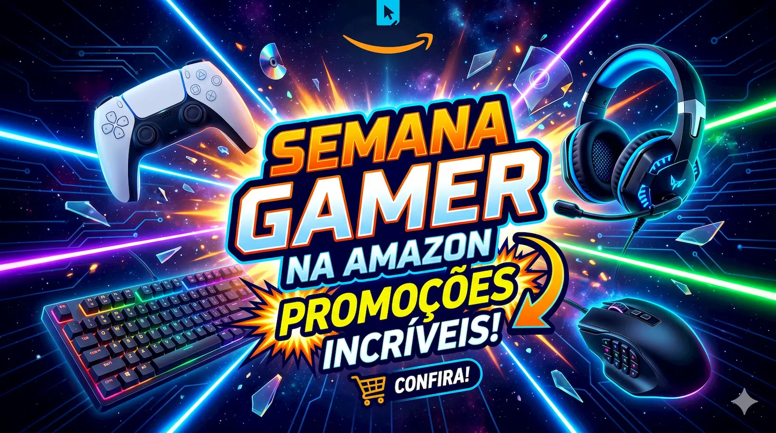 Semana Gamer na Amazon: Melhores Ofertas para Transformar o seu Setup Semana Gamer na Amazon: Melhores Ofertas para Transformar o seu Setup