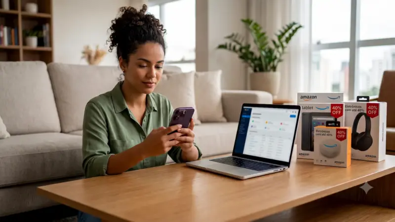 Notebooks, Smartphones e Mais: Eletrônicos da Amazon com Até 40% de Desconto