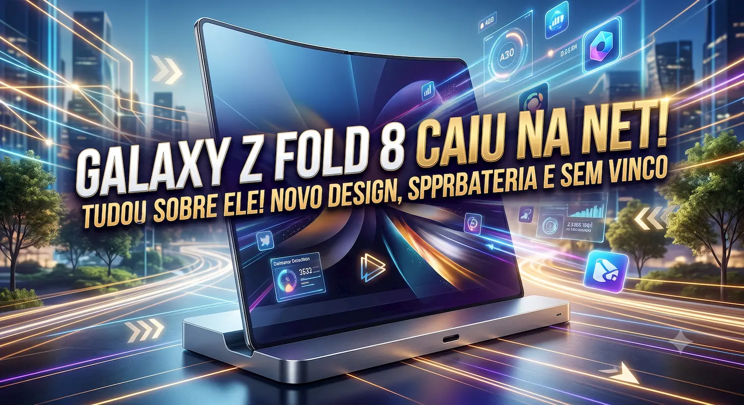 Galaxy Z Fold 8 Vazou Tudo! Novo Design Largo, Superbateria e Sem Vinco na Tela Galaxy Z Fold 8 Vazou Tudo! Novo Design Largo, Superbateria e Sem Vinco na Tela