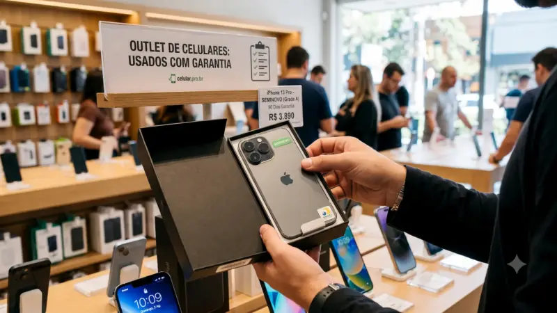 Como Comprar Celular Usado em Outlet com Segurança: Guia de Cuidados e Checklist 2026