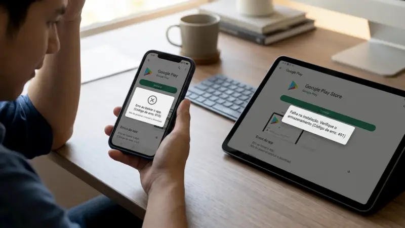 Erro ao Baixar App na Play Store: o Que Cada Código Significa e Como Resolver