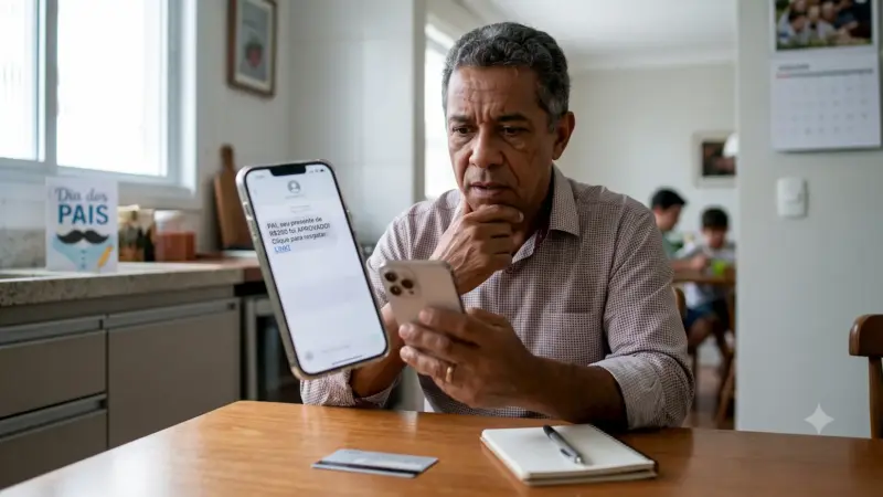 Golpes por Telefone e SMS no Dia dos Pais: Como Proteger Seu Celular e Suas Finanças