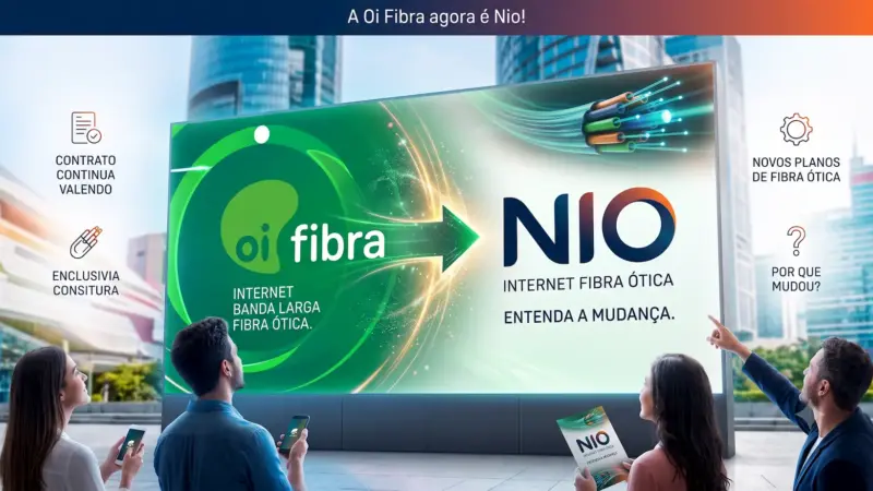Oi Fibra virou Nio: entenda a mudança e veja os planos de internet fibra ótica