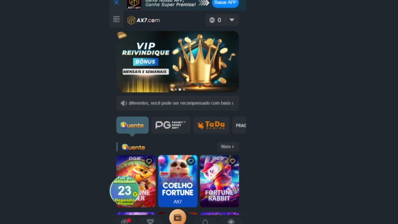 Ax7.com plataforma é confiável? Jogos, paga mesmo?