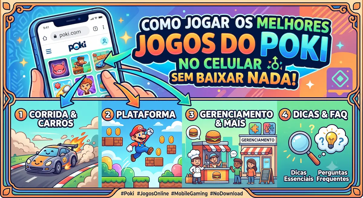 Poki Games - Veja como jogar no celular sem pagar nada! Poki Games - Veja como jogar no celular sem pagar nada!