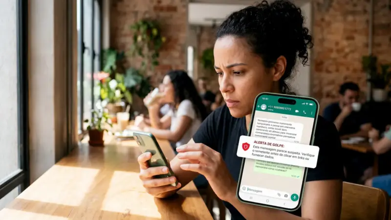 Alerta de Golpe do WhatsApp: Como Vai Funcionar o Novo Recurso