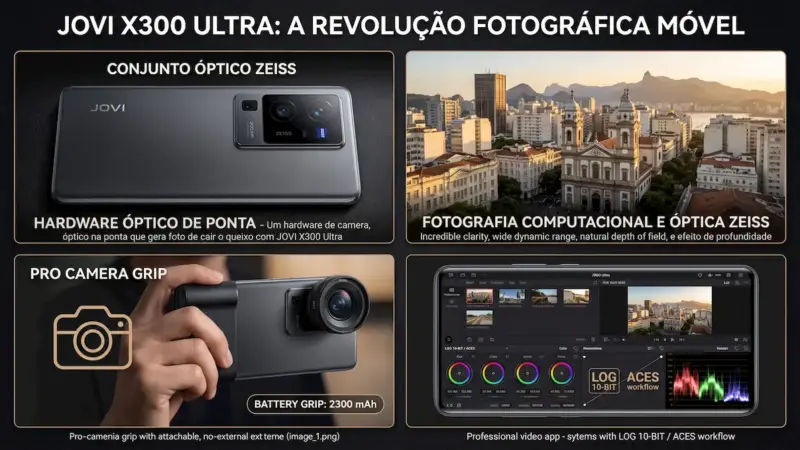 JOVI X300 Ultra: celular tira foto de cair o queixo e desafia câmeras profissionais