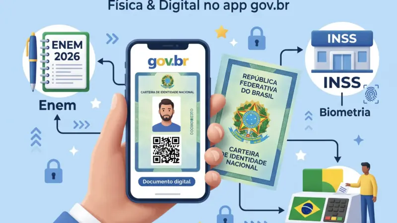 Identidade digital (CIN) no app gov.br: como colocar no celular e onde ela vale