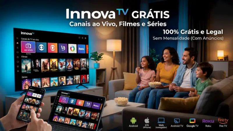 Innova TV: o que é, como baixar no celular e na TV e se é seguro
