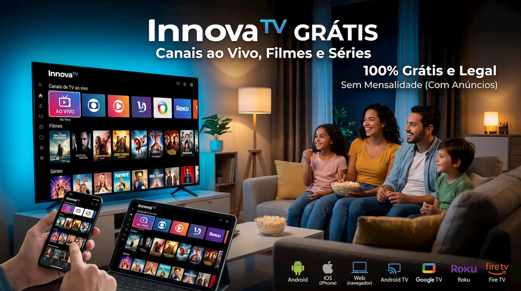 Innova TV: o que é, como baixar no celular e na TV e se é seguro Innova TV: o que é, como baixar no celular e na TV e se é seguro