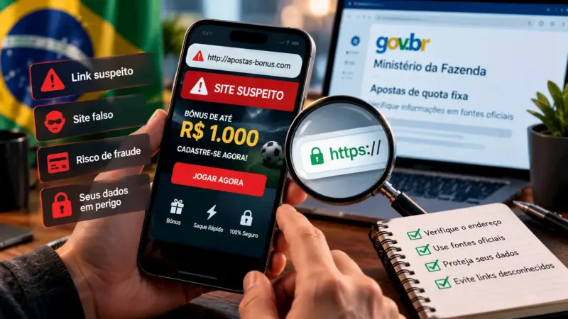Como identificar sites falsos e proteger seus dados ao navegar pelo celular em 2026
